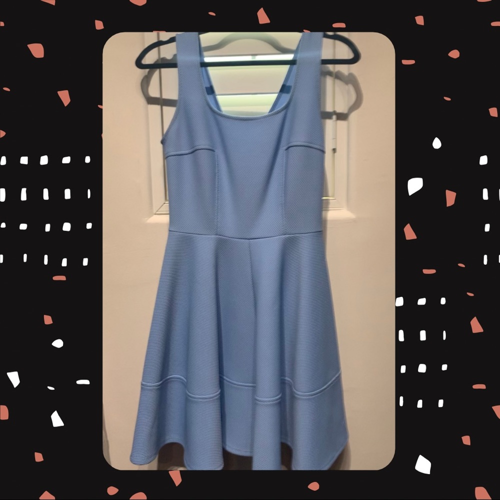 Lulu’s light blue skater dress. Size M.
